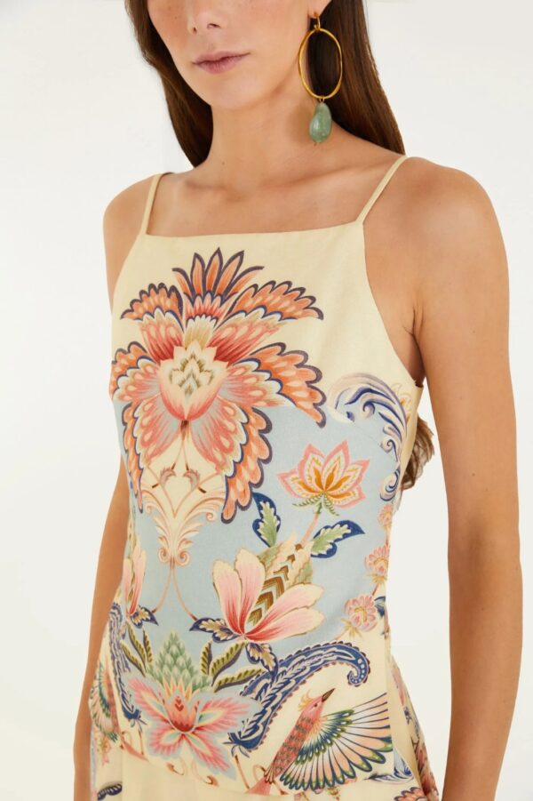 Farm Blusa Lenço Estampada Encanto Boho - Imagem 2