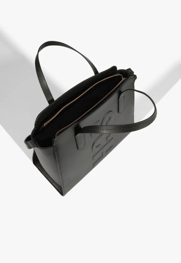 Schutz Bolsa Tote Média Tassy Preta - Imagem 5