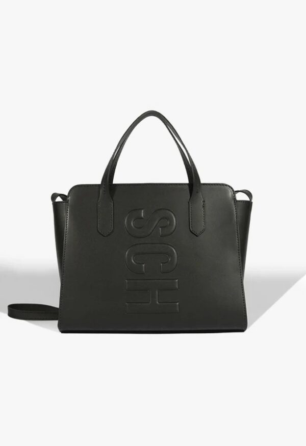 Schutz Bolsa Tote Média Tassy Preta