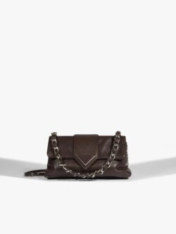 Schutz Bolsa Marrom Couro