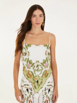 Farm Regata Lenço Estampada Floresta Doce