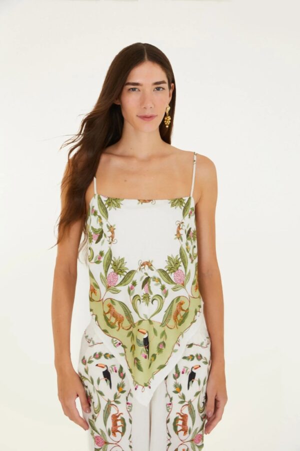 Farm Regata Lenço Estampada Floresta Doce