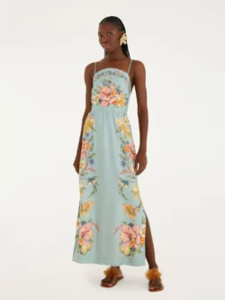 Farm Vestido Cropped Estampado Maira