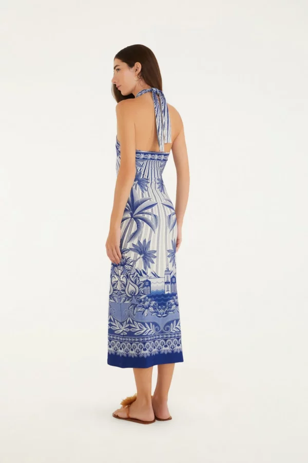 Farm Vestido Midi Estampado Afeto Tropical - Imagem 4