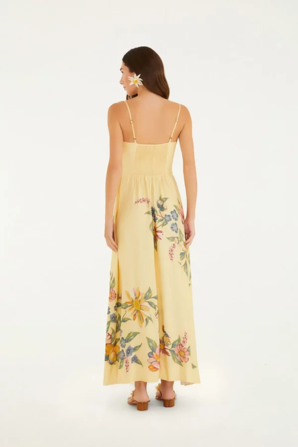 Farm Vestido Cropped Corselet Estampado Maira Lenço - Imagem 4