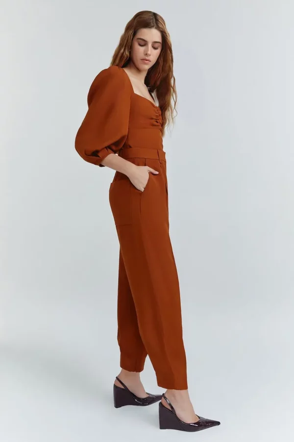 NV Calça Helena Marrom Ginger - Imagem 3