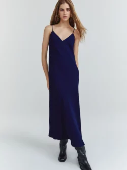 NV Vestido Mayra Azul Oxford
