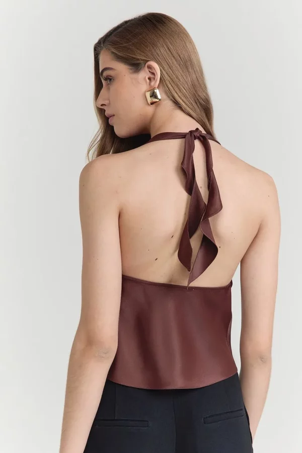 NV Blusa Clarice Marrom - Imagem 5