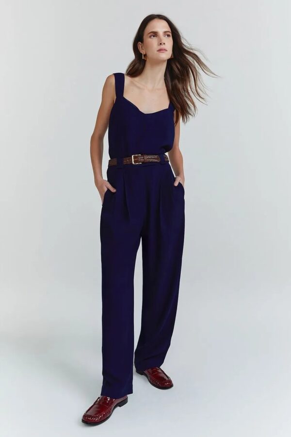 NV Calça Betania - Azul Oxford