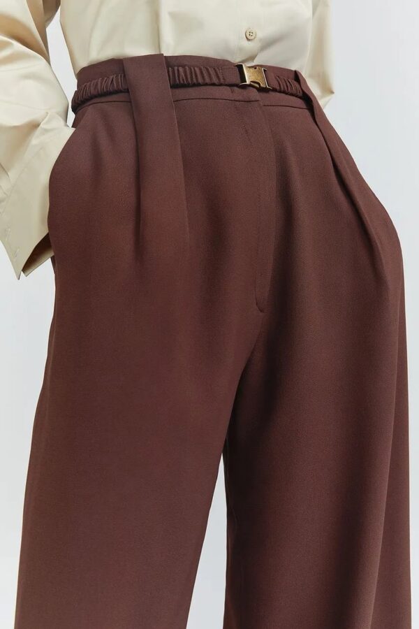NV Calça Emilia - Marrom Suede - Imagem 2
