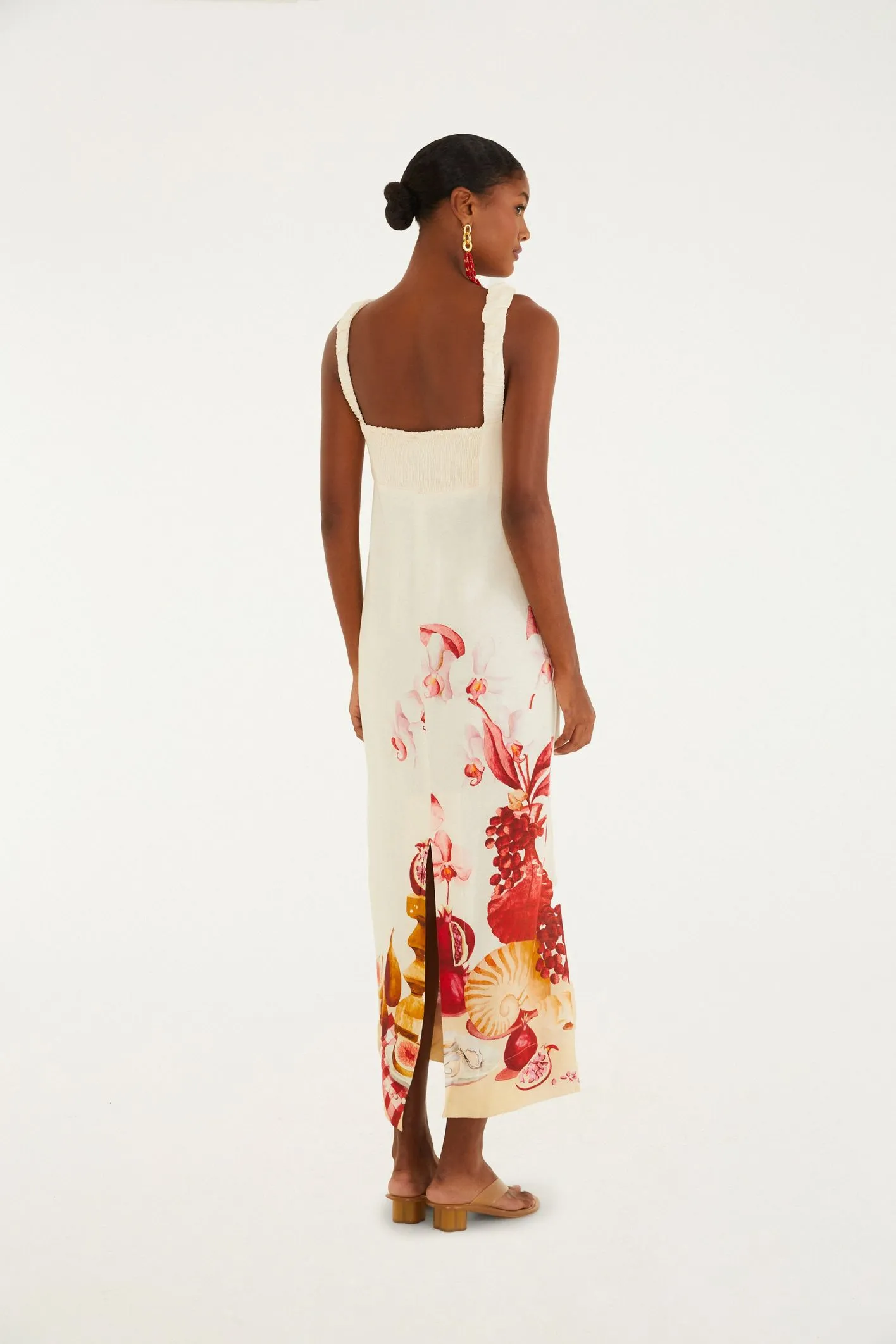 Farm Vestido Cropped Estampado Afrodite - Imagem 4