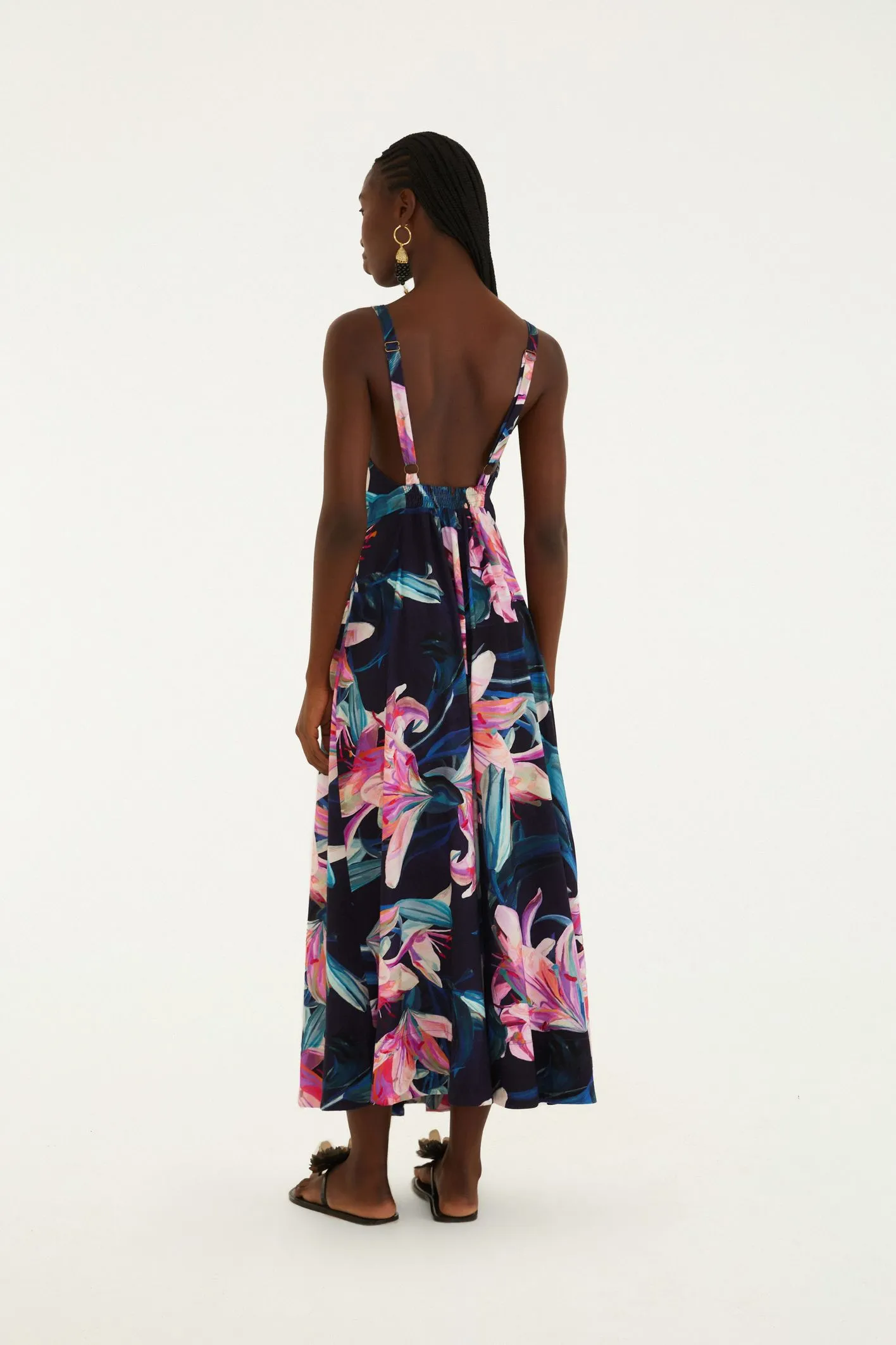 Farm Vestido Cropped Estampado Lilia - Imagem 4