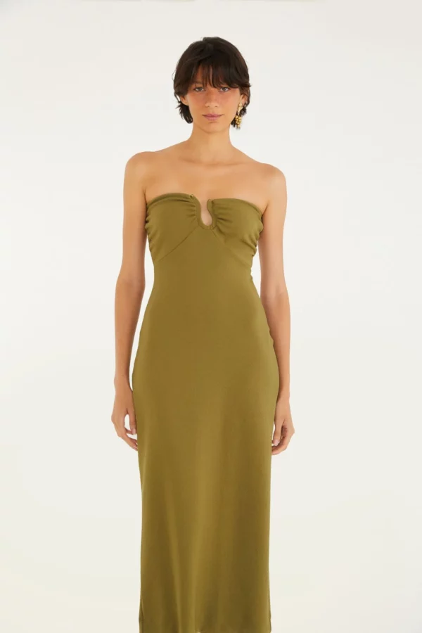 Farm Vestido Midi Aviamento - Imagem 2