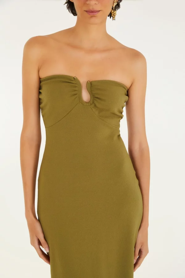 Farm Vestido Midi Aviamento - Imagem 3