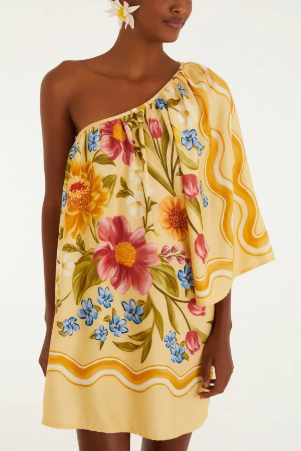 Farm Vestido Curto Estampado Floral Mari - Imagem 2
