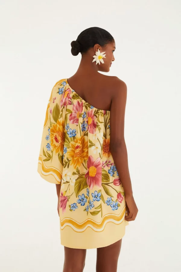 Farm Vestido Curto Estampado Floral Mari - Imagem 3