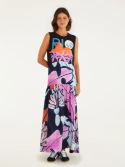 Farm Vestido Cropped Regata Rio Vertical