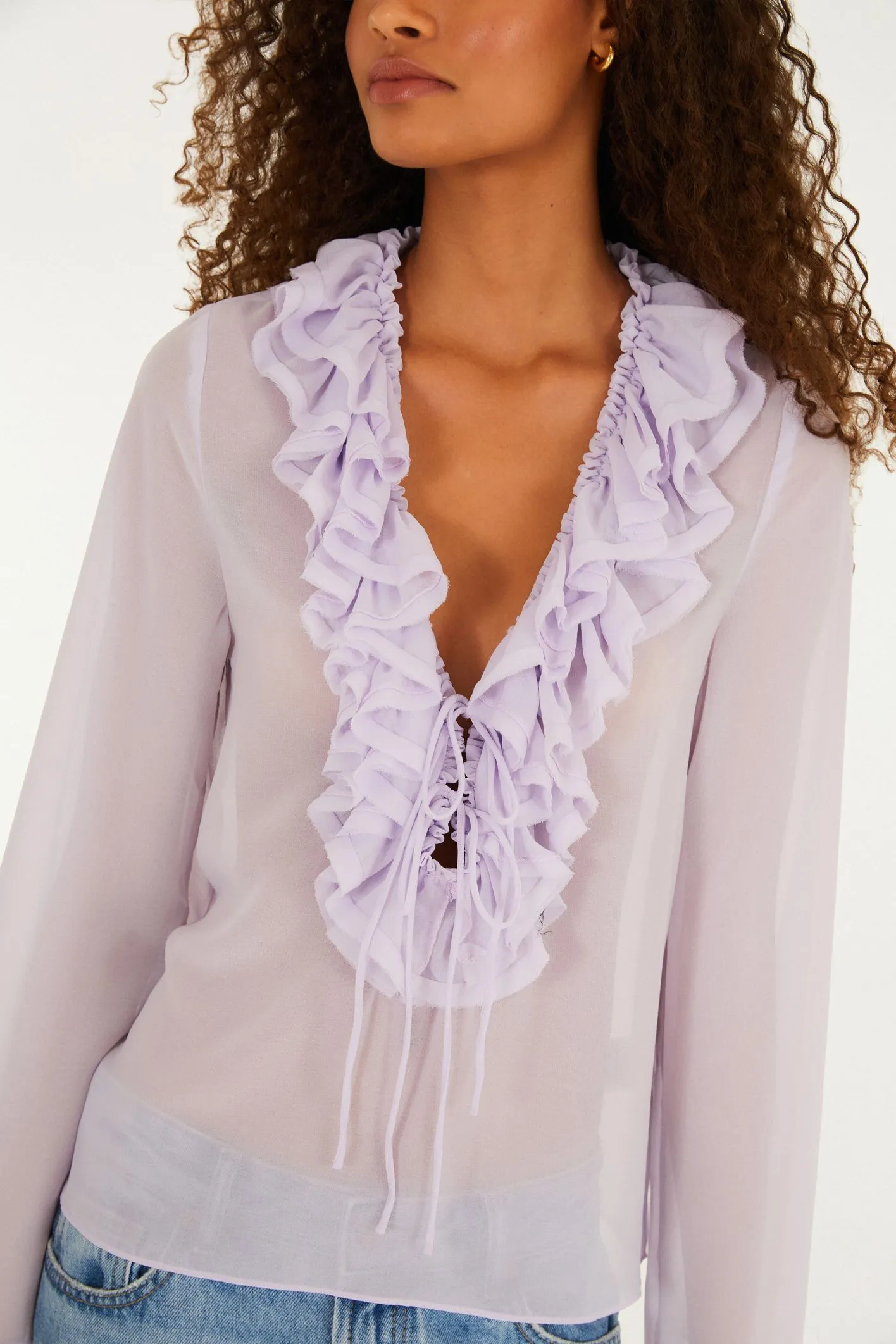 Farm Bata Babado Mangas - Imagem 2