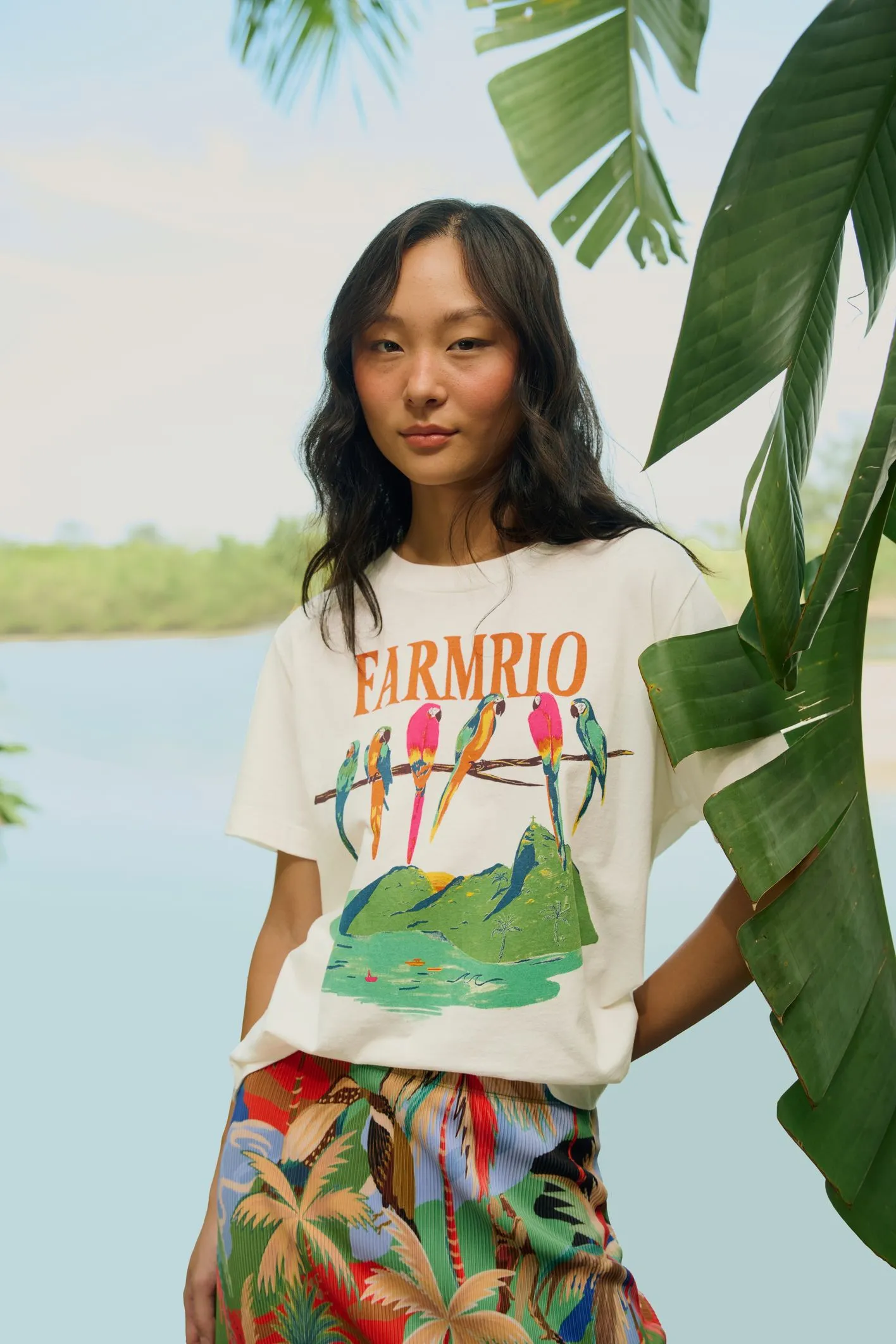 Farm T-Shirt Fit Araras Galho