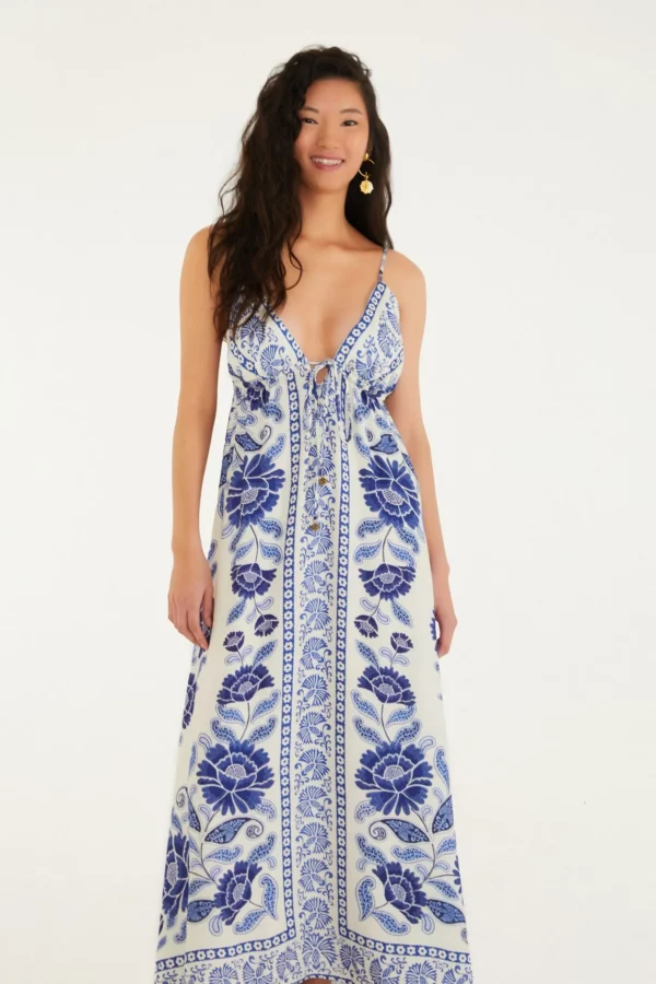 Vestido Longo Estampado Valentina - Imagem 2