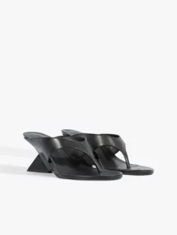 Schutz Sandália Mule Betsy Couro Preta