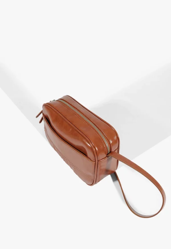 Schutz Bolsa Tiracolo Pequena Sian Marrom - Imagem 2