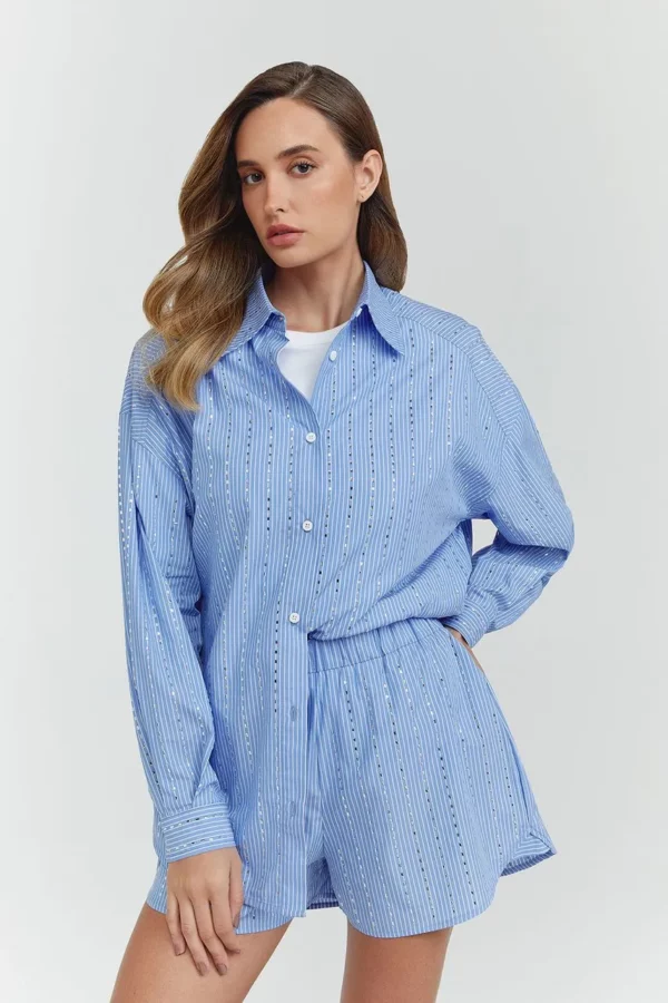 NV Camisa Paola - Azul Denim