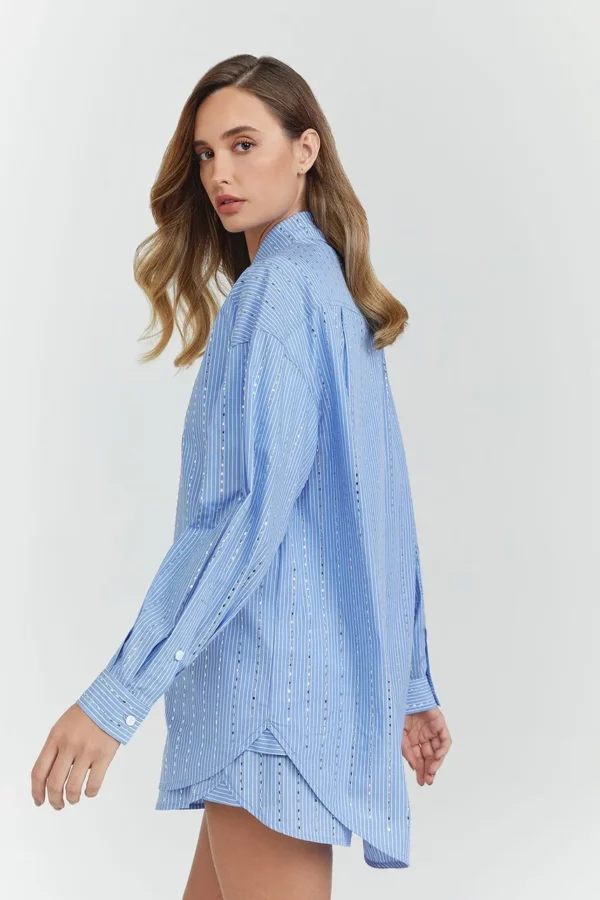 NV Camisa Paola - Azul Denim - Imagem 3