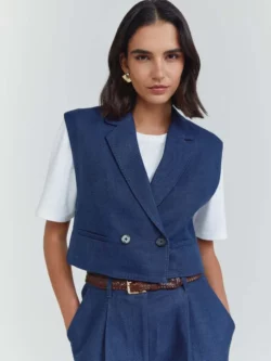 NV Colete Virginia - Azul Denim