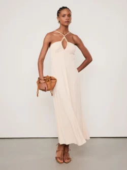 Animale Vestido Jersey Midi Perola