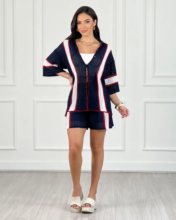 CONJUNTO C/ SHORT MARINA