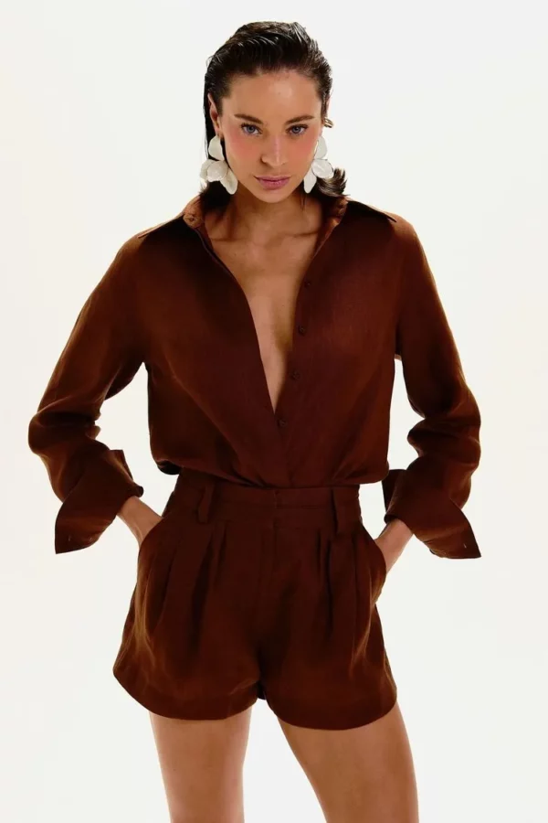 Le Blog CAMISA BIA MARROM PAREÔ