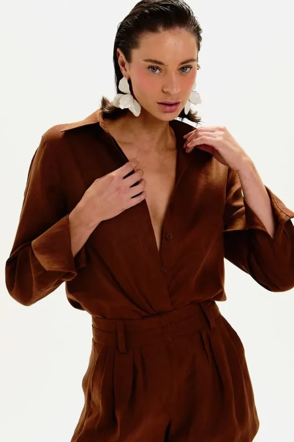 Le Blog CAMISA BIA MARROM PAREÔ - Imagem 2