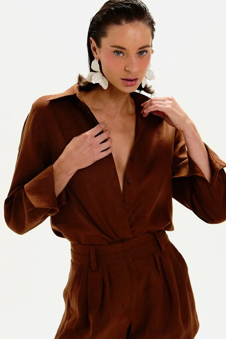 Le Blog CAMISA BIA MARROM PAREÔ - Imagem 2