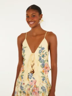 Farm Blusa Estampada Maira Lenço