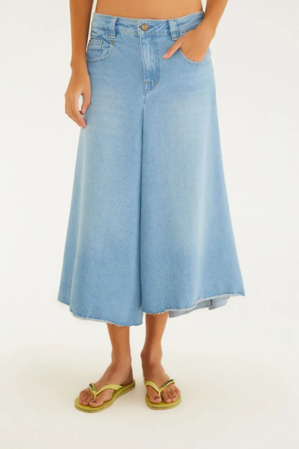 Farm Saia Jeans Cropped - Imagem 2