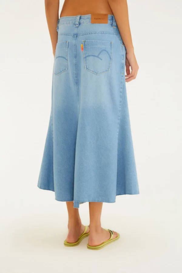 Farm Saia Jeans Cropped - Imagem 3