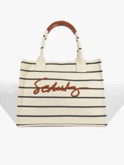 Schutz Bolsa Shopping Osaka Lona Branco