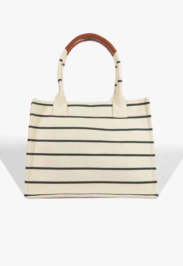 Schutz Bolsa Shopping Osaka Lona Branco - Imagem 4