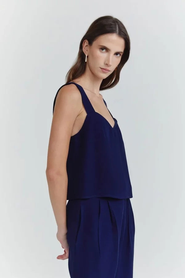 NV Blusa Celia - Azul Oxford - Imagem 3
