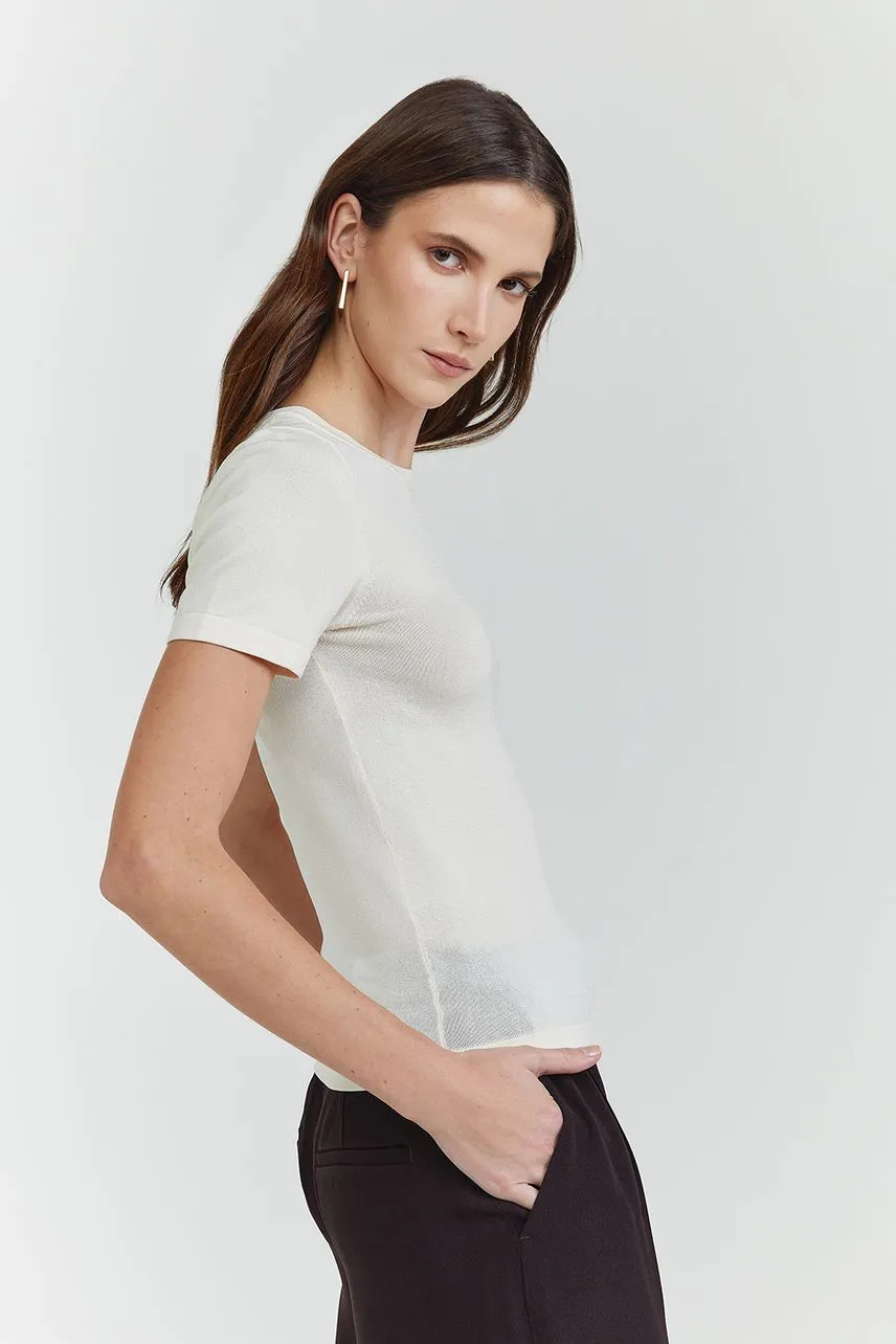 NV Blusa Tricot Leda - Bege Marfim - Imagem 3