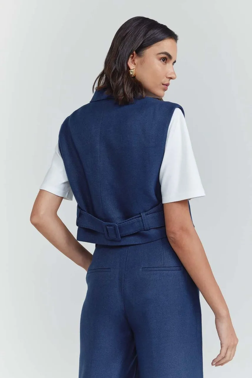 NV Colete Virginia - Azul Denim - Imagem 4
