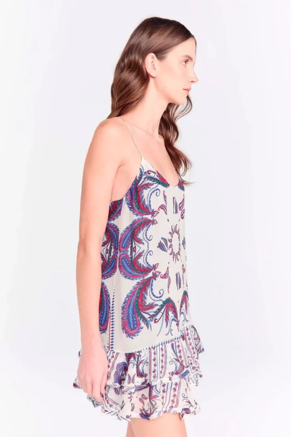 NV Vestido Curto Lara - Est. Scarf Denim - Imagem 4