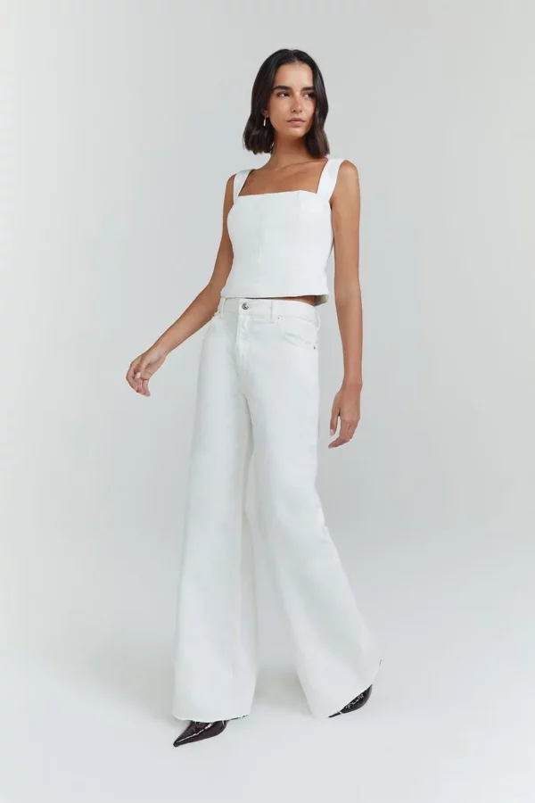 NV Blusa Jeans Bia - Jeans White - Imagem 3
