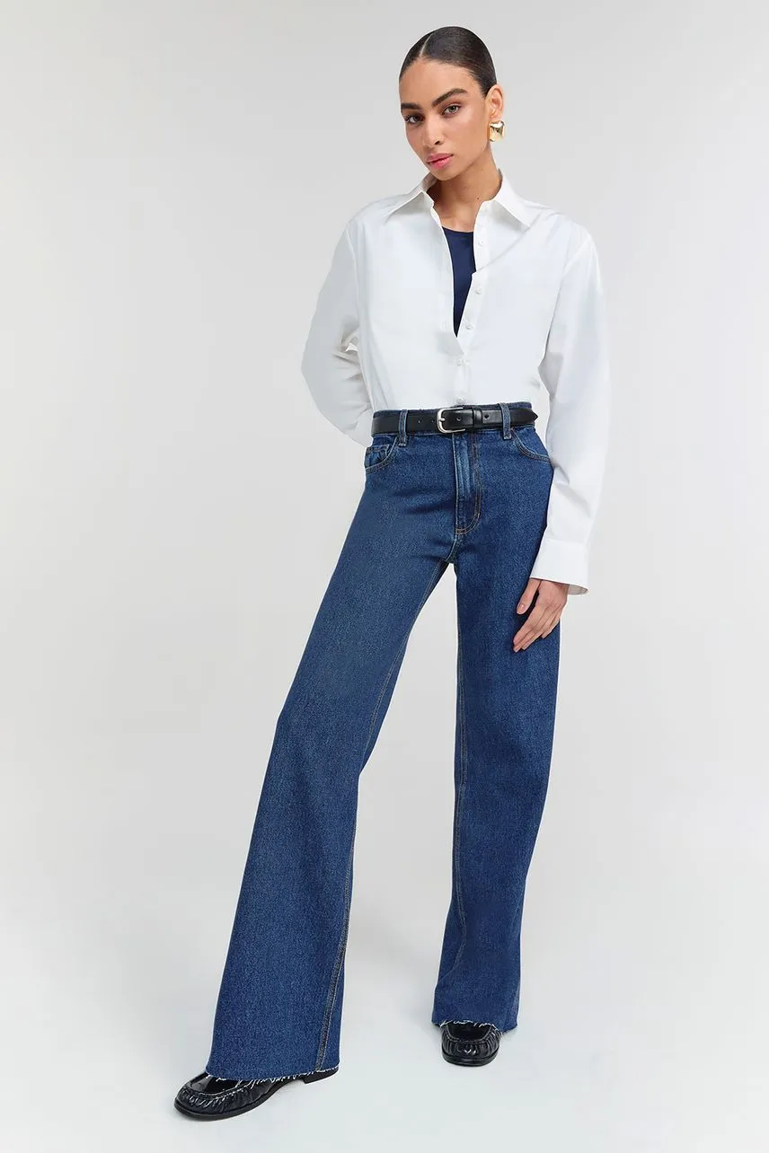 NV Calça Jeans Fabia - Jeans Escuro