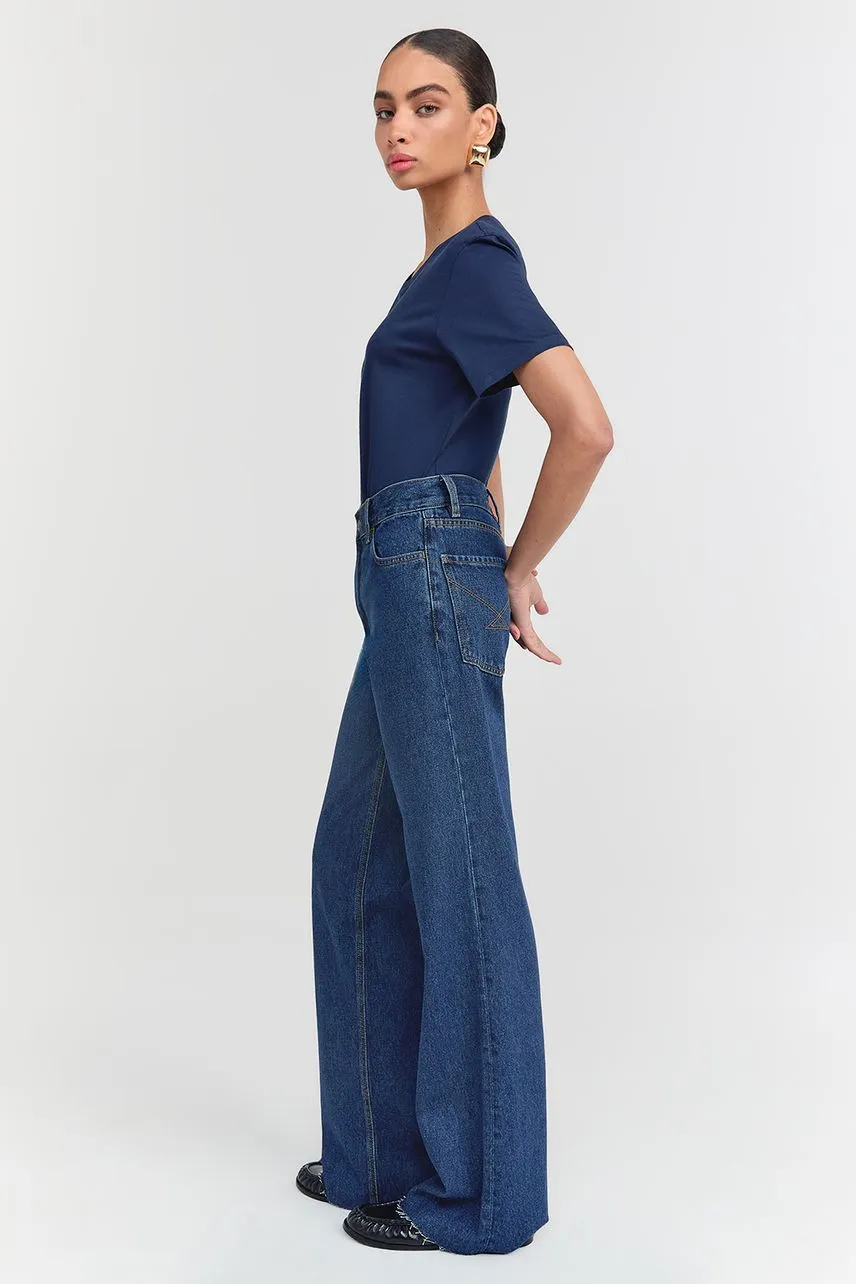 NV Calça Jeans Fabia - Jeans Escuro - Imagem 3