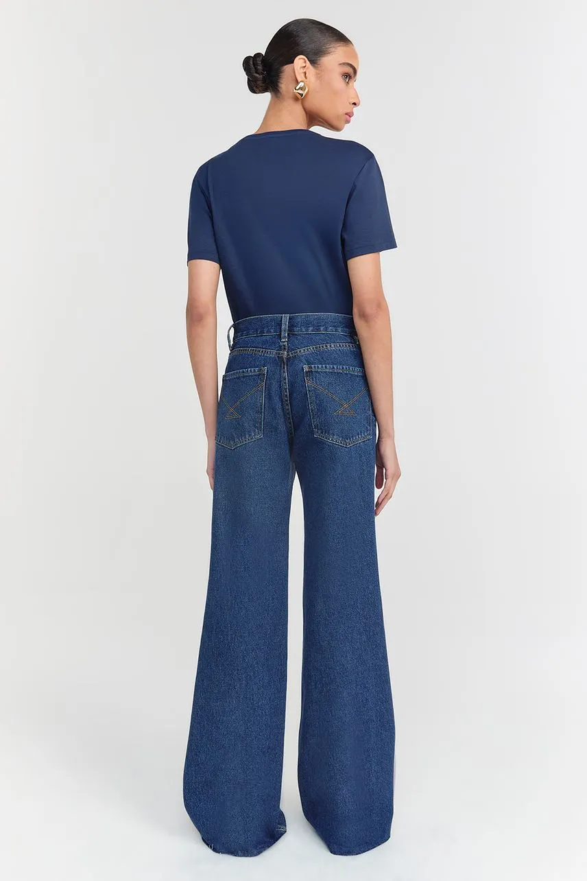 NV Calça Jeans Fabia - Jeans Escuro - Imagem 4