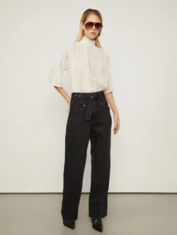 Animale Calça Black Jeans Com Cinto