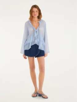 Farm Short Saia Jeans Curva