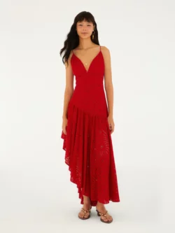 Farm Vestido Assimétrico Laise Banana